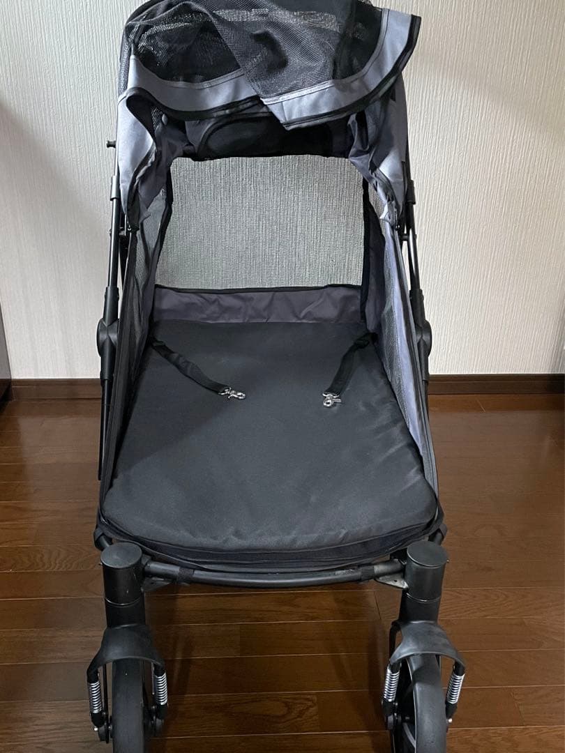 大型犬、中型犬ペットカート グレー タンスのゲン　　耐荷重60kg
