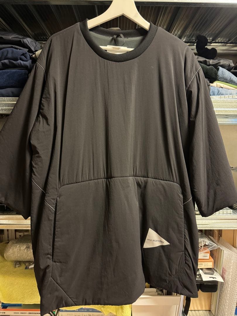 美品　and wander alpha AIR T インナーダウン