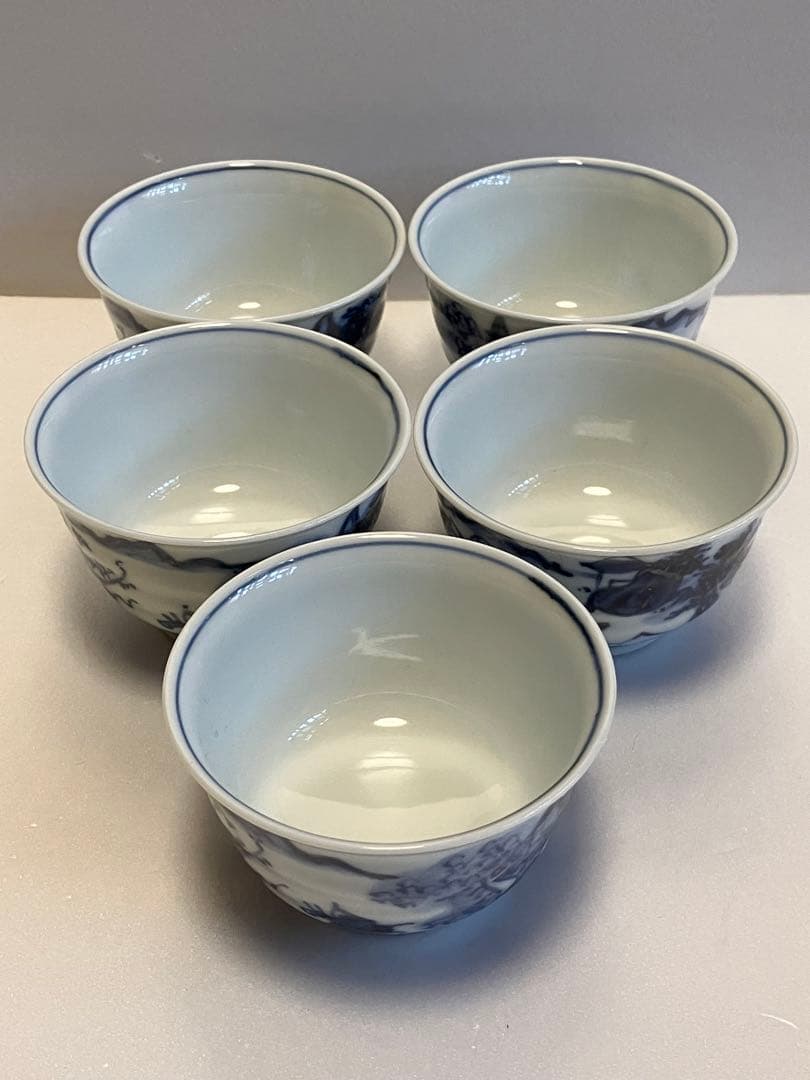 清水焼煎茶碗5個