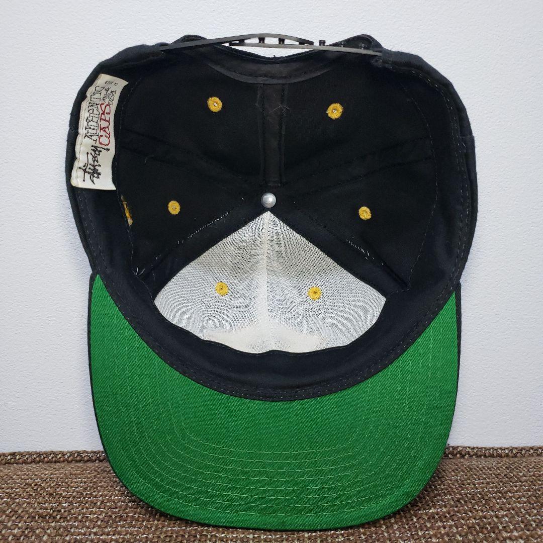 stussy old cap 90年代 6パネル キャップ Sロゴ アーカイブ