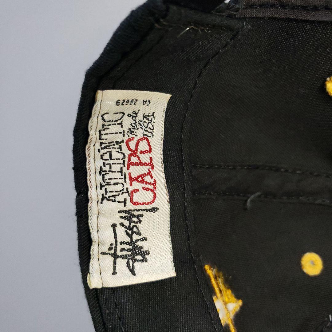 stussy old cap 90年代 6パネル キャップ Sロゴ アーカイブ