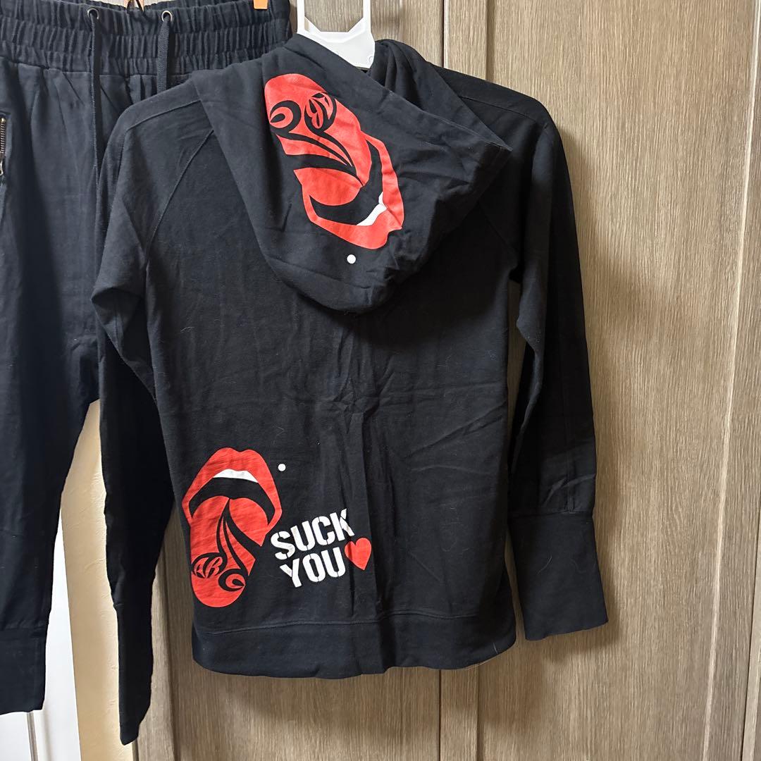 レディース Acid BIack Cherry パーカー&サルエルセット