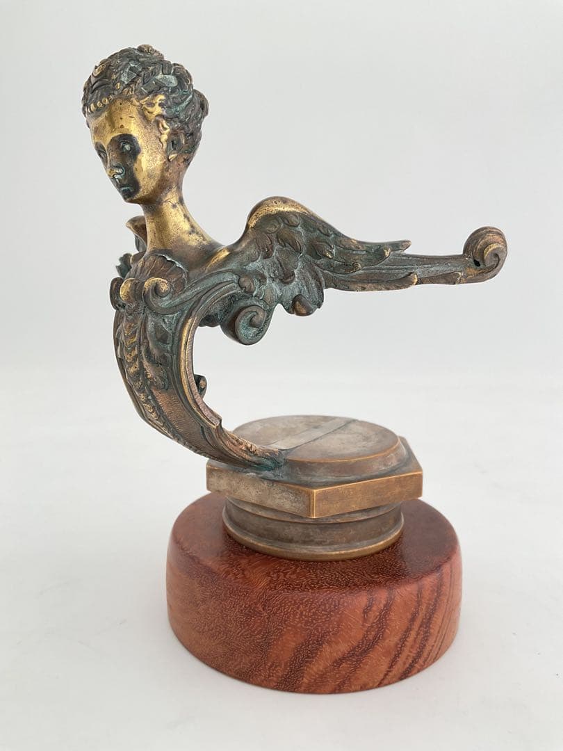 FrenchLady1910Bronze貴婦人JMTrident三叉槍貴族王公族