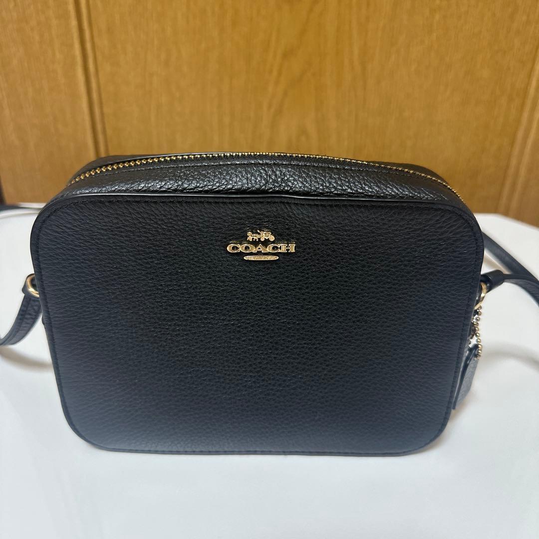 COACH ショルダーバッグ レザー ブラック