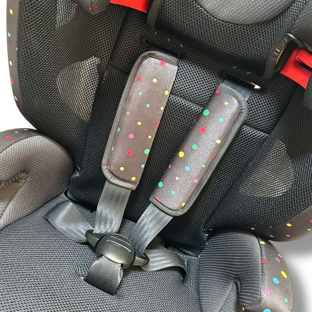 【ほぼ未使用】GRACO ジュニアシート Air Pop カラフルドット