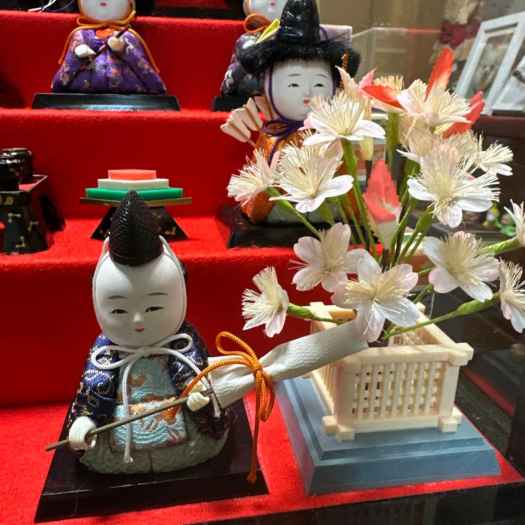 3805▼お雛様　久月木目込み五段飾り雛人形