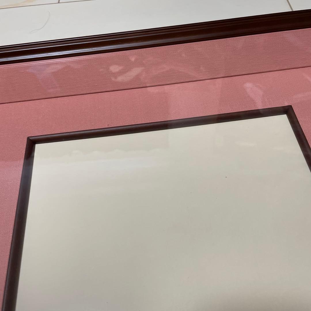 社中展　作品展に‼️ ブラウン木製フレーム 書道　絵手紙　幅5㎝　新品　未使用品