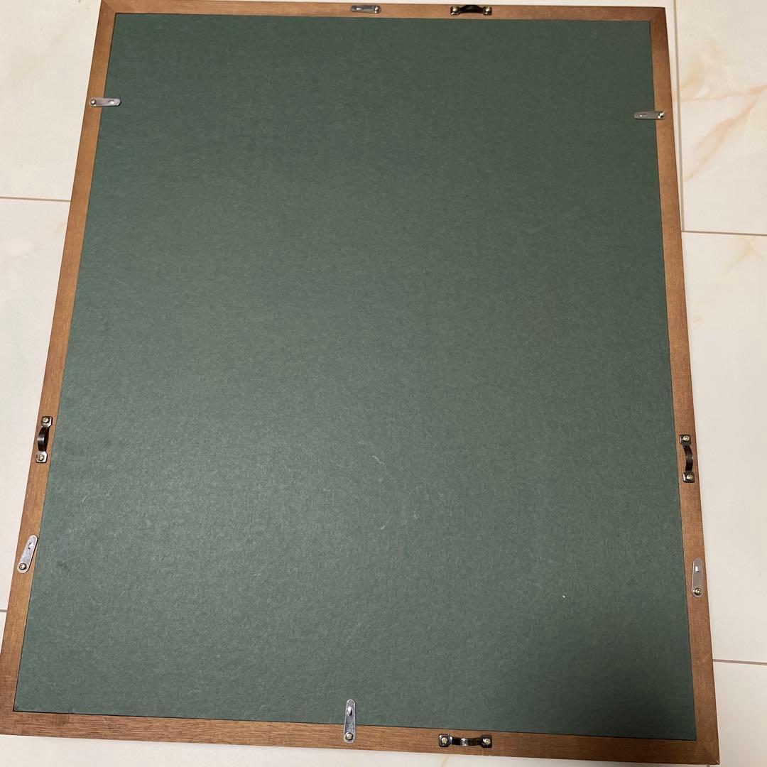 社中展　作品展に‼️ ブラウン木製フレーム 書道　絵手紙　幅5㎝　新品　未使用品