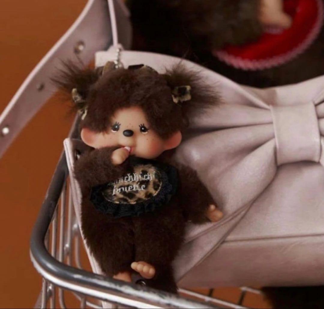 モンチッチ jouetie コラボ レオパード キーホルダー