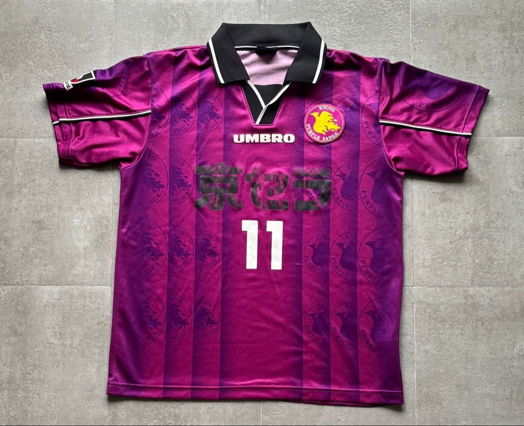 99-00 三浦和良　京都パープルサンガ　アンブロ　ユニフォーム　正規品