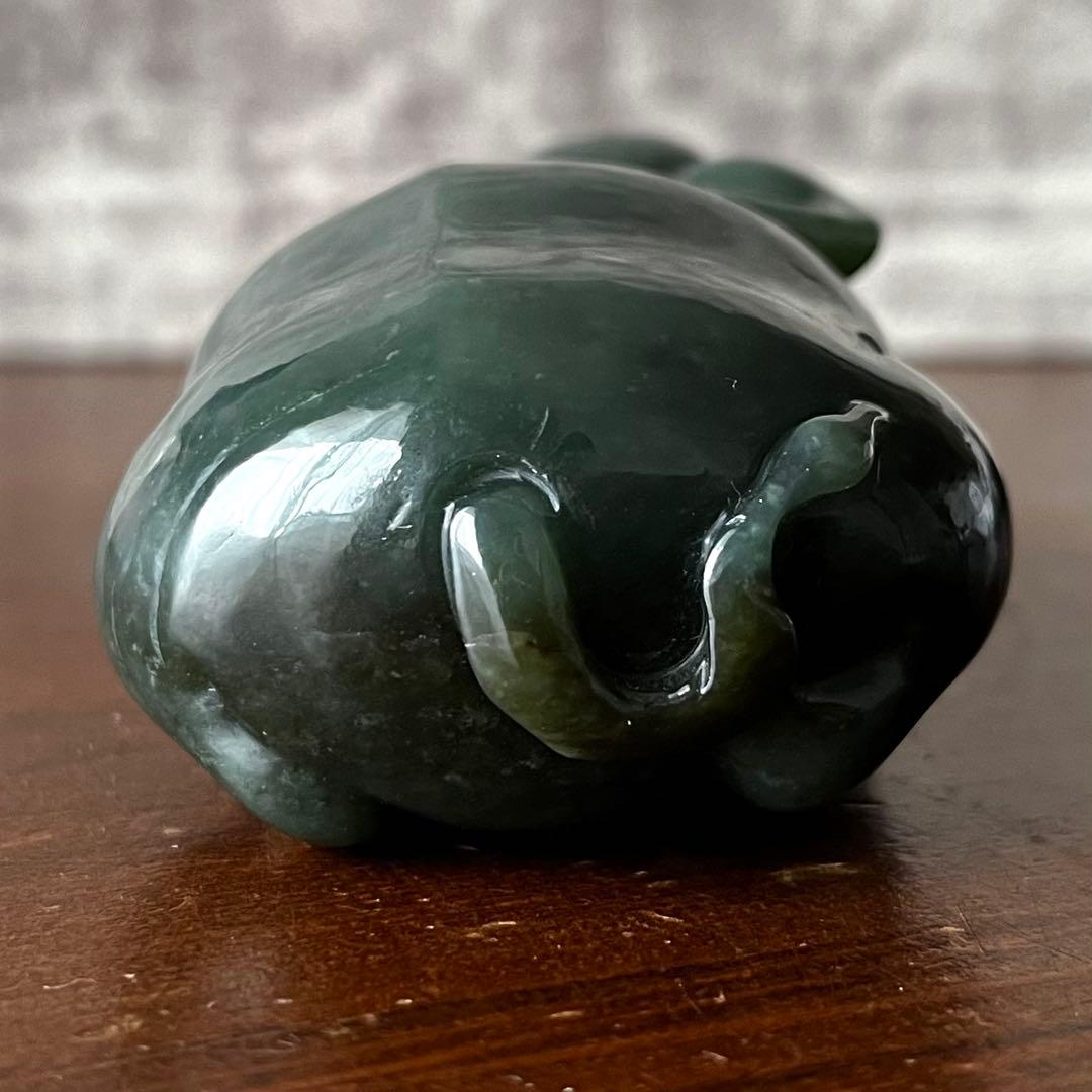 和田玉 ろうかん 青玉 藍青 古翡翠 彫刻 ネフライト 軟玉 アンティーク 希少