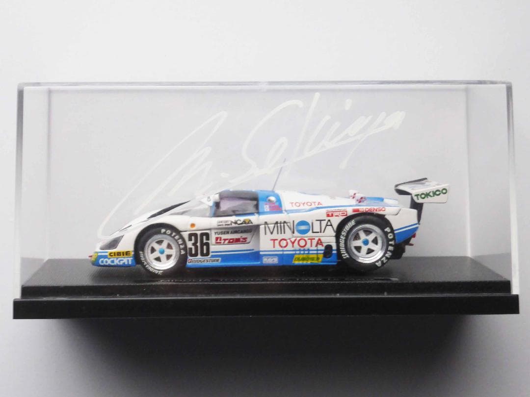 直筆サイン入り MIMOLTA TOM'S 88C LE MANS 1988