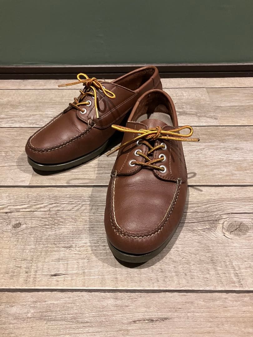 【L.L.BEAN 】ハンドソーンブルーチャーモック　モカシン デッキシューズ