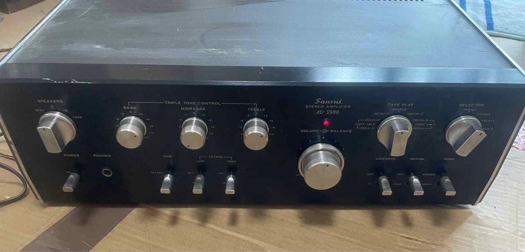 Sansui AU-5500 ステレオアンプ