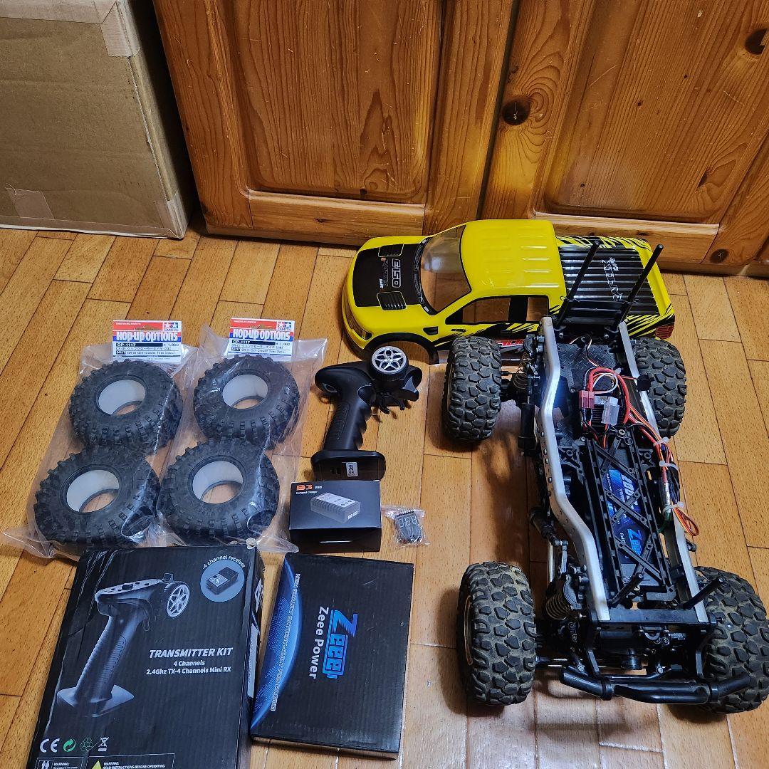 タミヤ CR-01 フルセット　黄色　トラック　　ラジコン　cc-01cc-02