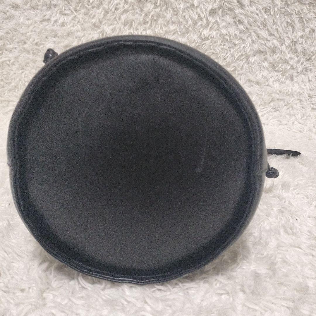 美品✨フェラガモ 巾着 ショルダーバッグ ヴァラ ガンチーニ ブラック