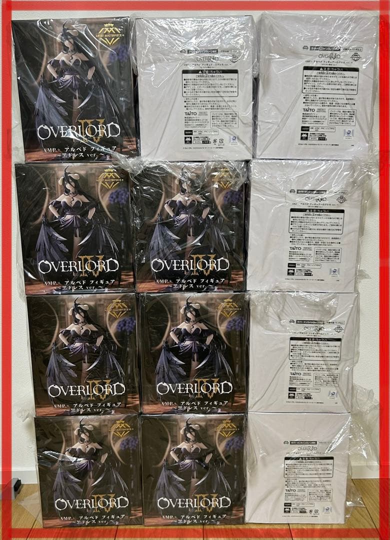 【美品・12個セット】オーバーロードⅣ AMP＋ アルベド 黒ドレス 白ドレス