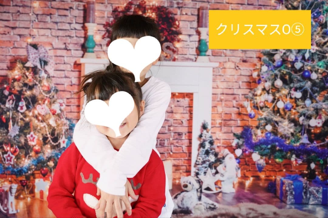 業務用トリミングチョーカー+背景布　クリスマスツリー　ペットサロン　雪　犬