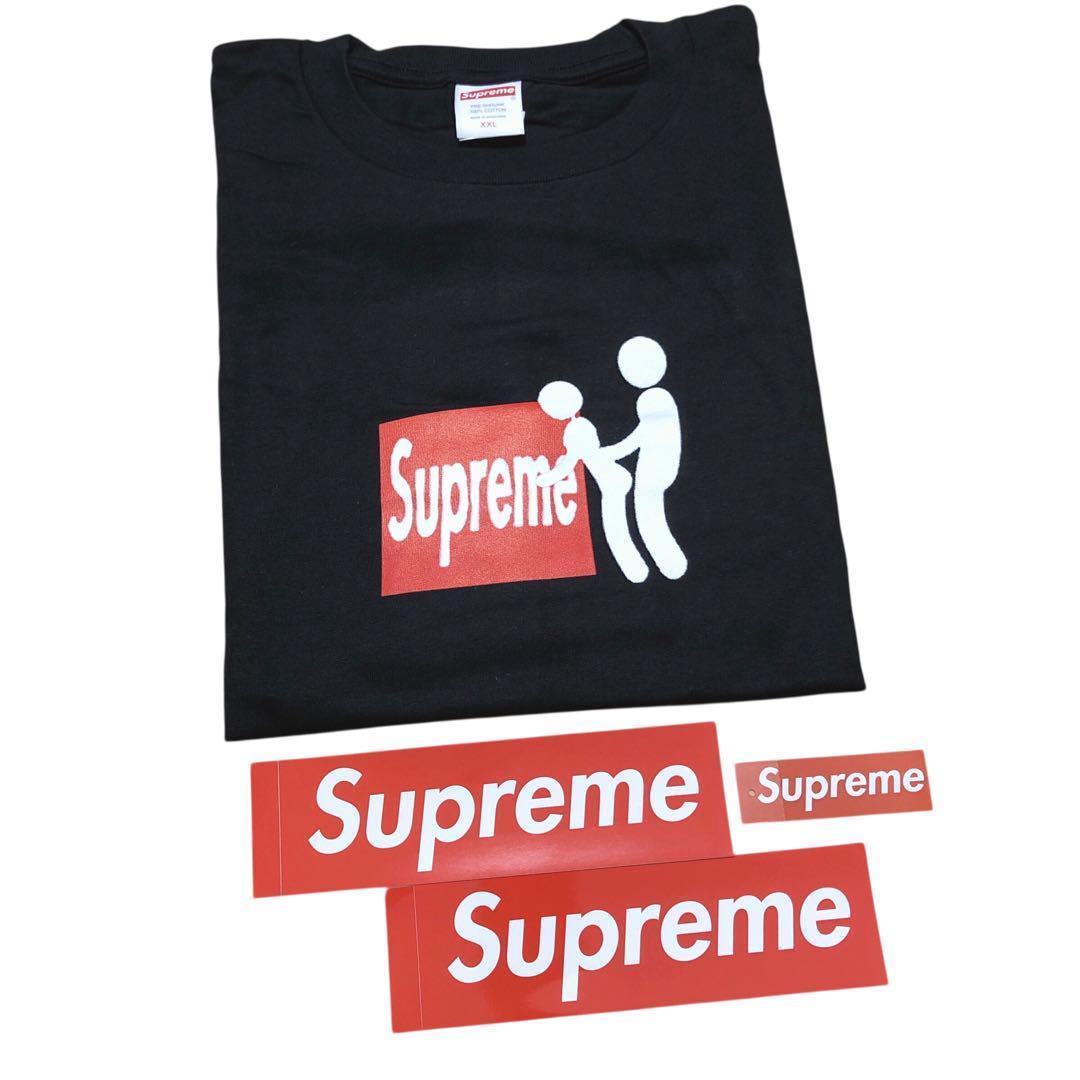★新品 Supreme Stick Tee シュプリーム スティックT 黒XXL