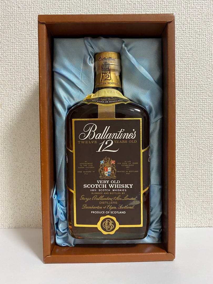 バランタイン 12年 特級 赤青旗 従価 760ml 明治屋