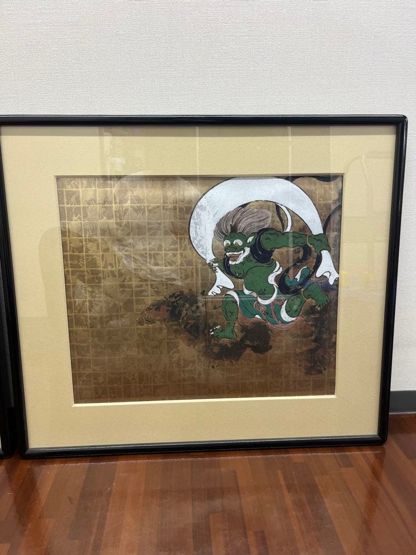 風神雷神図 俵屋宗達 木版画 2枚組No,268 300組限定品