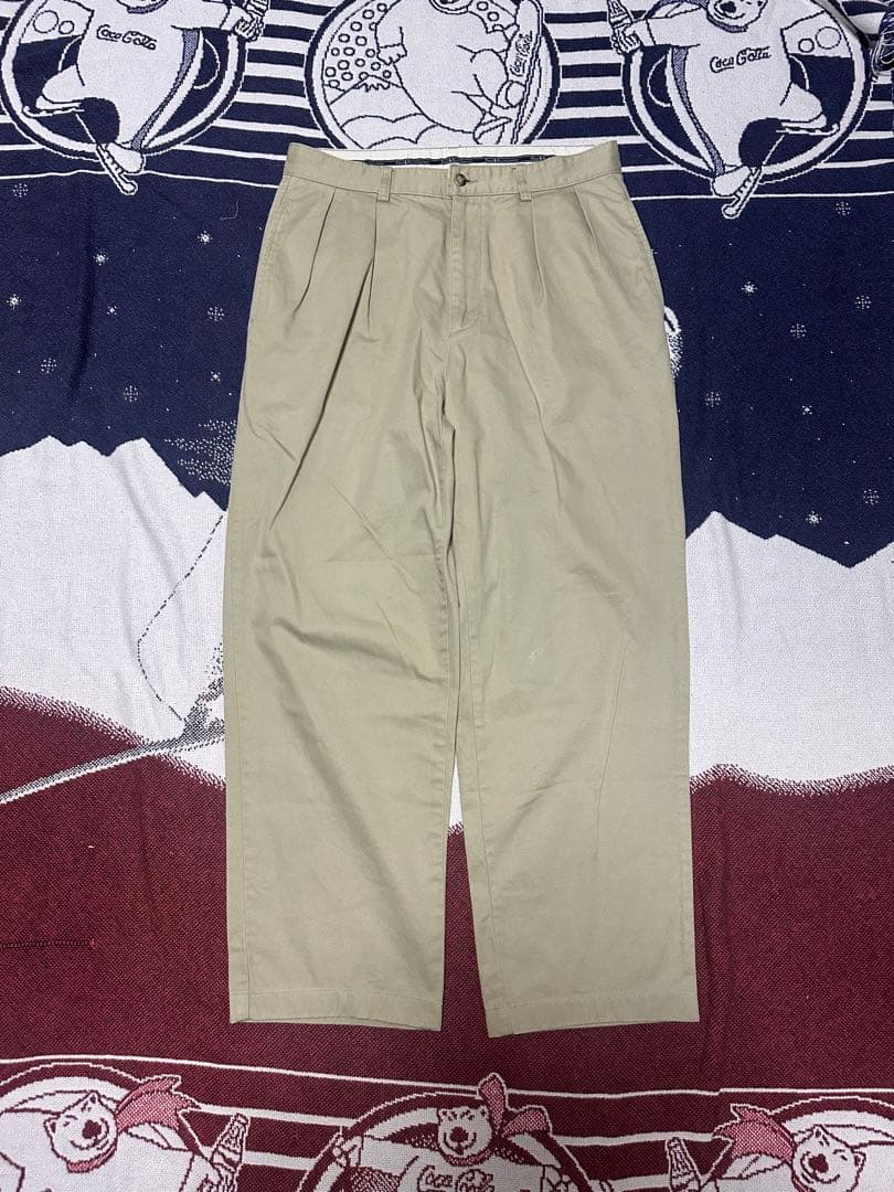90s usa製 polo Ralph Lauren チノパン　ベージュ　ワイド