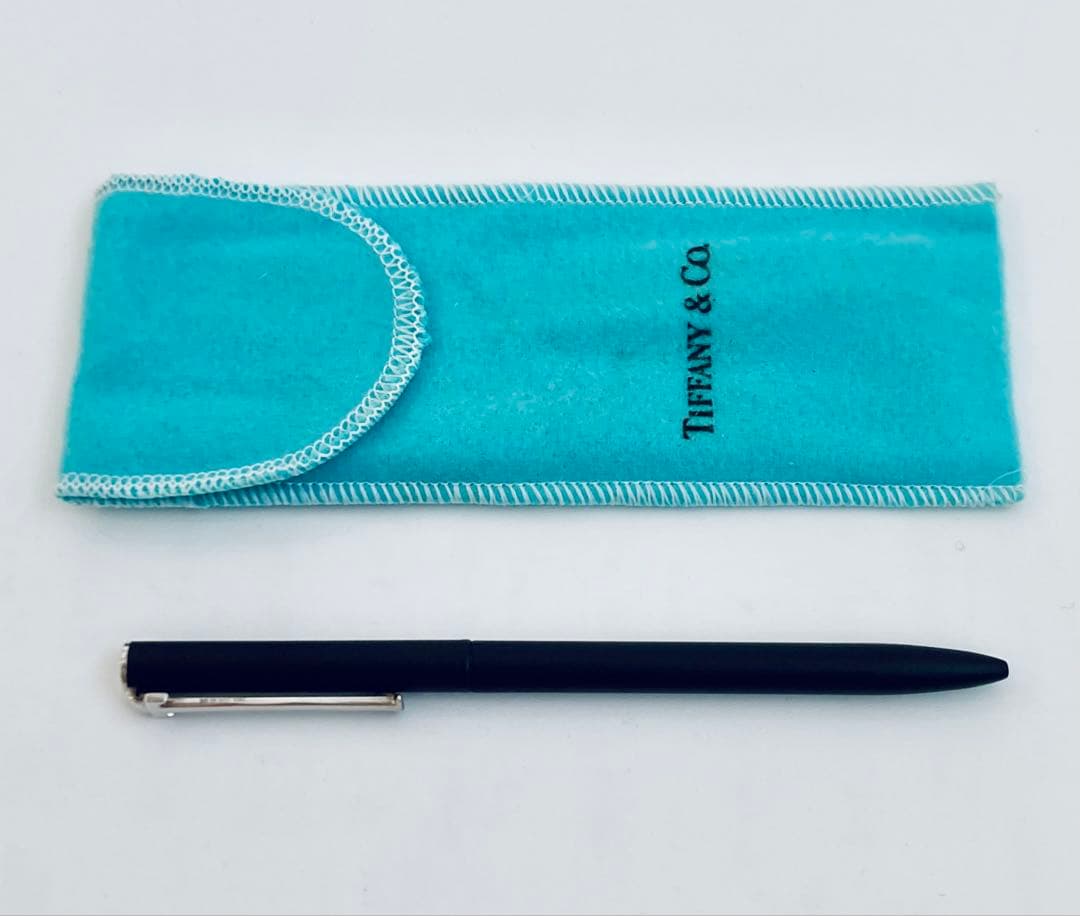 シルバー925◆ティファニー純銀ボールペン　スターリング Tiffanyブラック