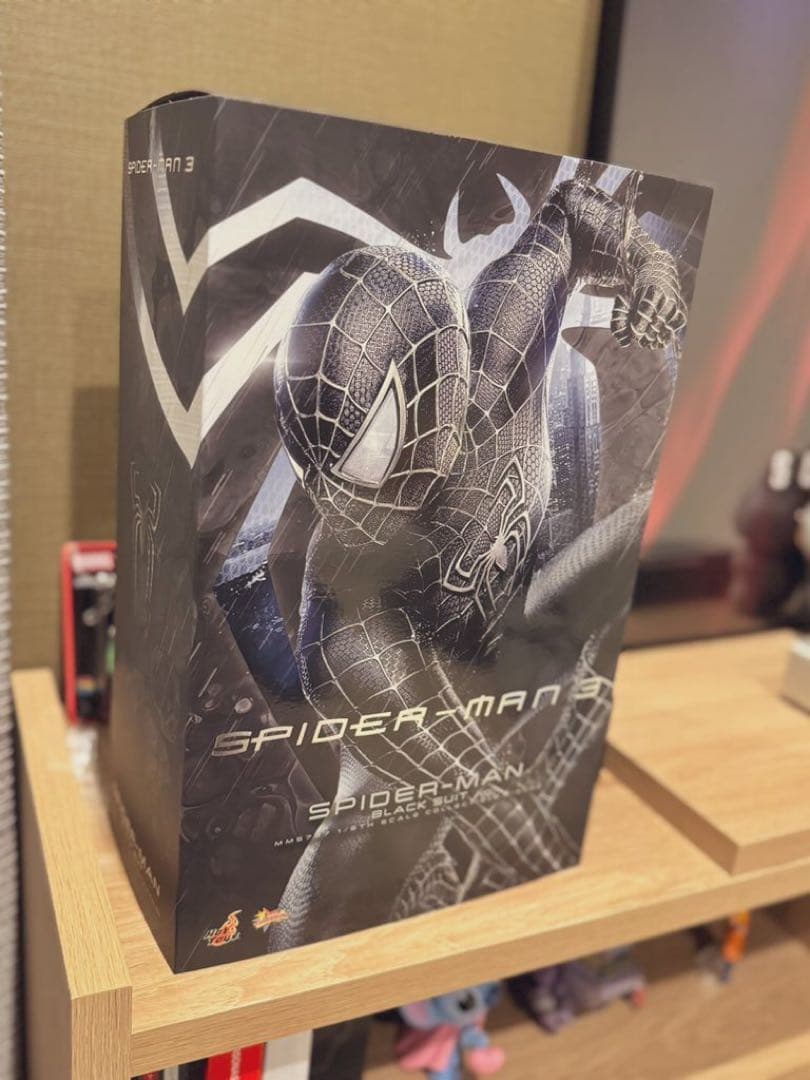 【中古美品】ホットトイズ 1/6 スパイダーマン3 ブラックスーツ