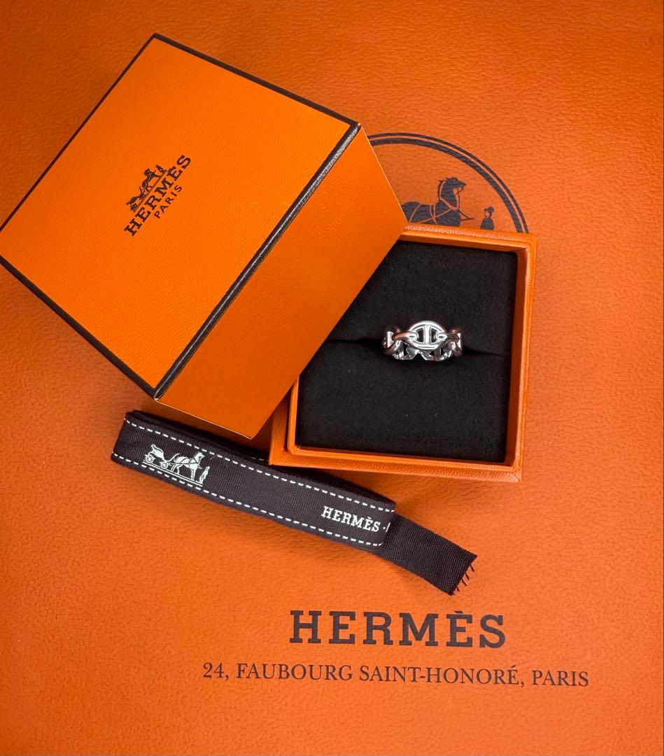 HERMES エルメス　シェーヌダンクル　アンシェネリング　50