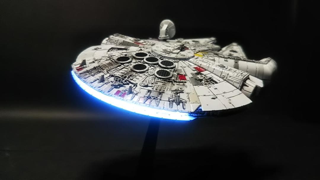 ミレニアムファルコン 電飾改修 塗装済 完成品 塗装 1/350