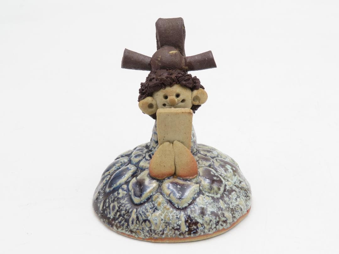 砥部焼 森元 青芳 雛人形 陶器 置物 オブジェ 雛飾り 青芳人形