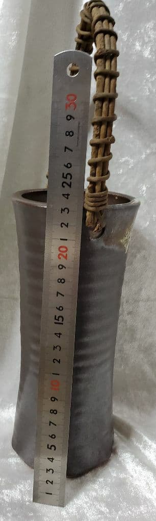 備前焼　花器　長太郎