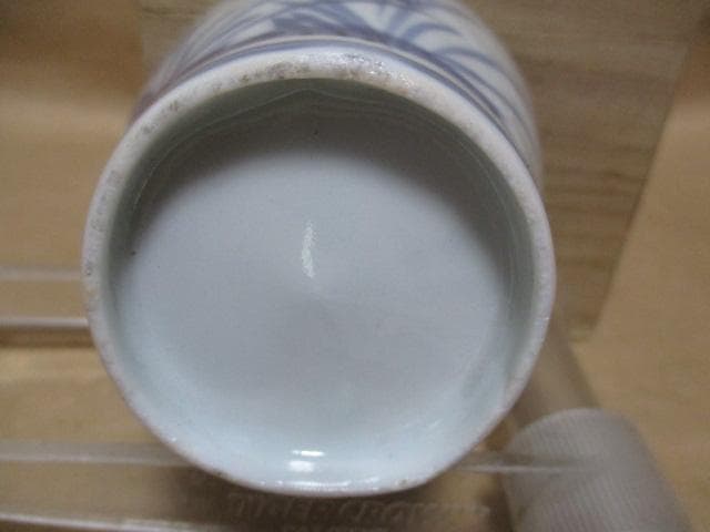 初期伊万里染付蕎麦猪口　箱付き　R36-2