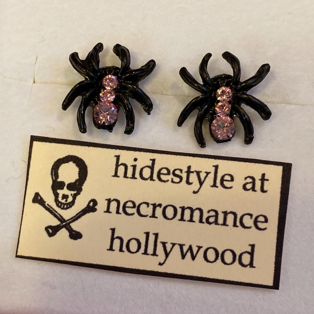 hide ネクロマンス ピンクスパイダー ピアス 廃盤品