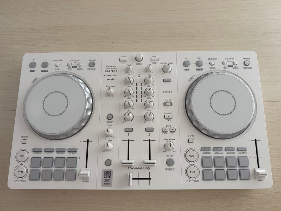 【美品】Pioneer DDJ-FLX4-W 2ch DJコントローラー