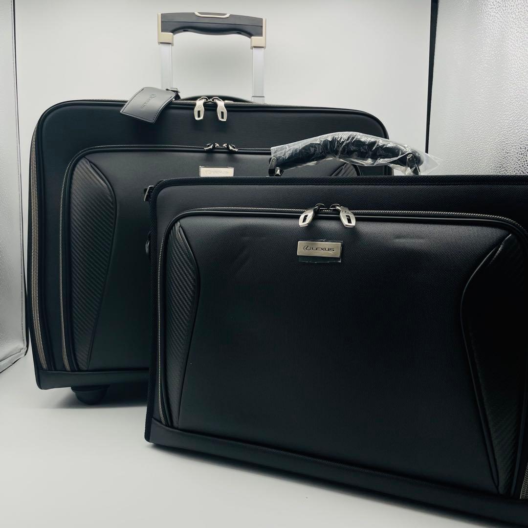 【未使用】LEXUS レクサス　キャリーケース　ビジネスバッグ　2点セット　黒
