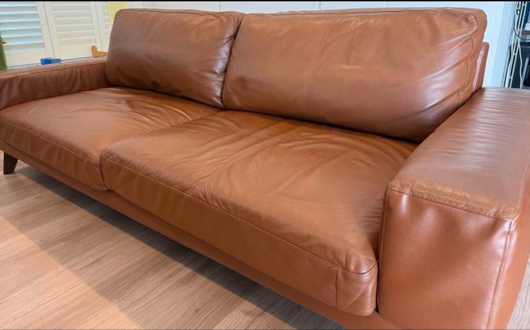 【DIGDEEPCAP】国産ブランドマルイチセーリング本革 3〜4人掛