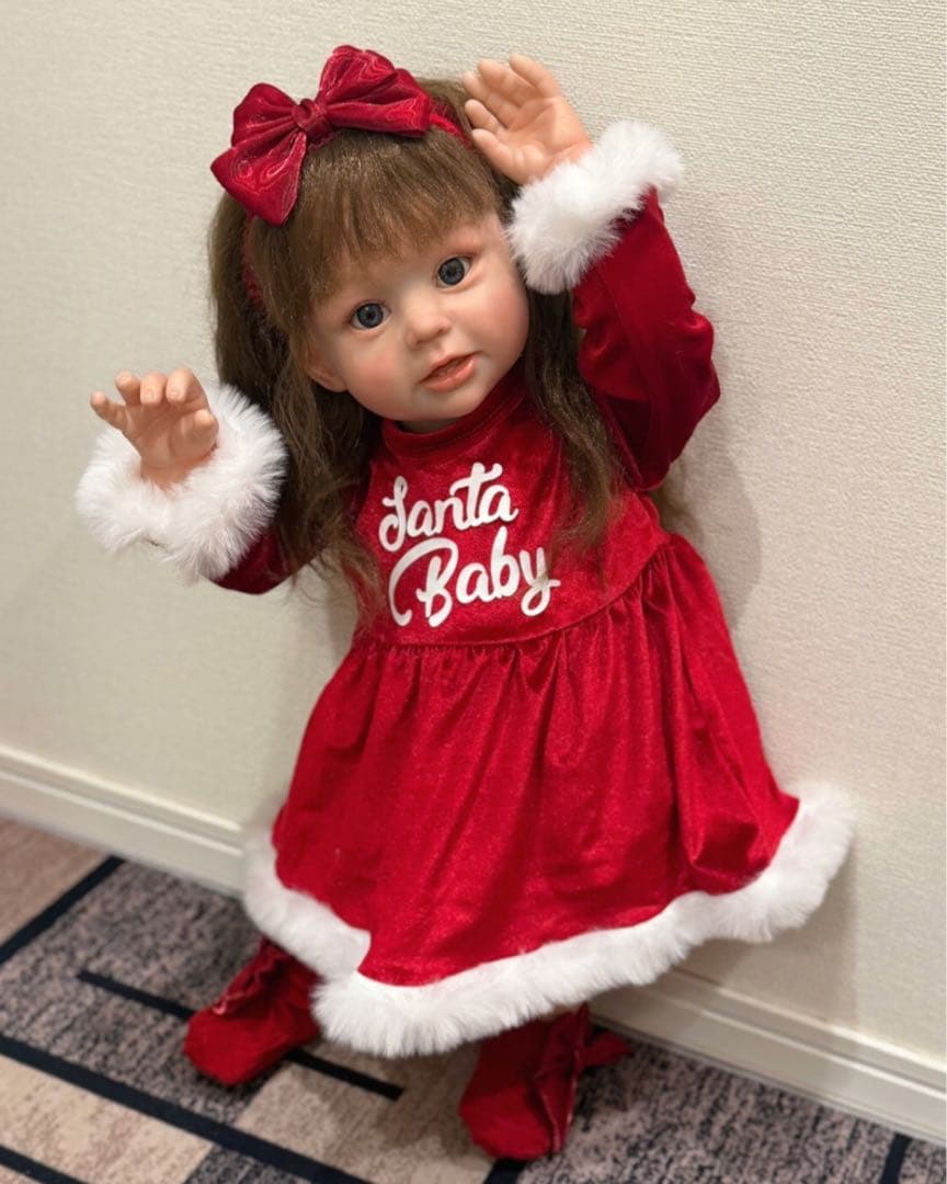【専用】★新品★リボーンドール クリスマスサンタトドラーベビーちゃん 63cm
