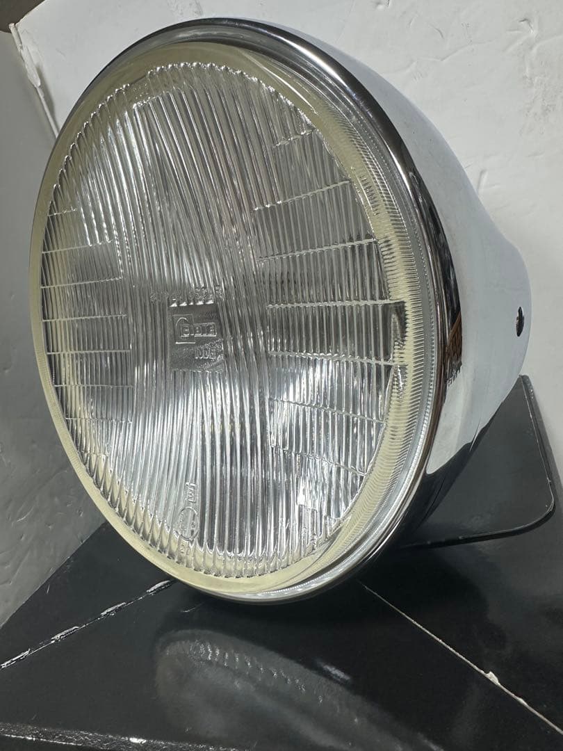 極上品/希少当時物180πシビエ凹レンズ付ヘッドライト/マーシャルCIBIE