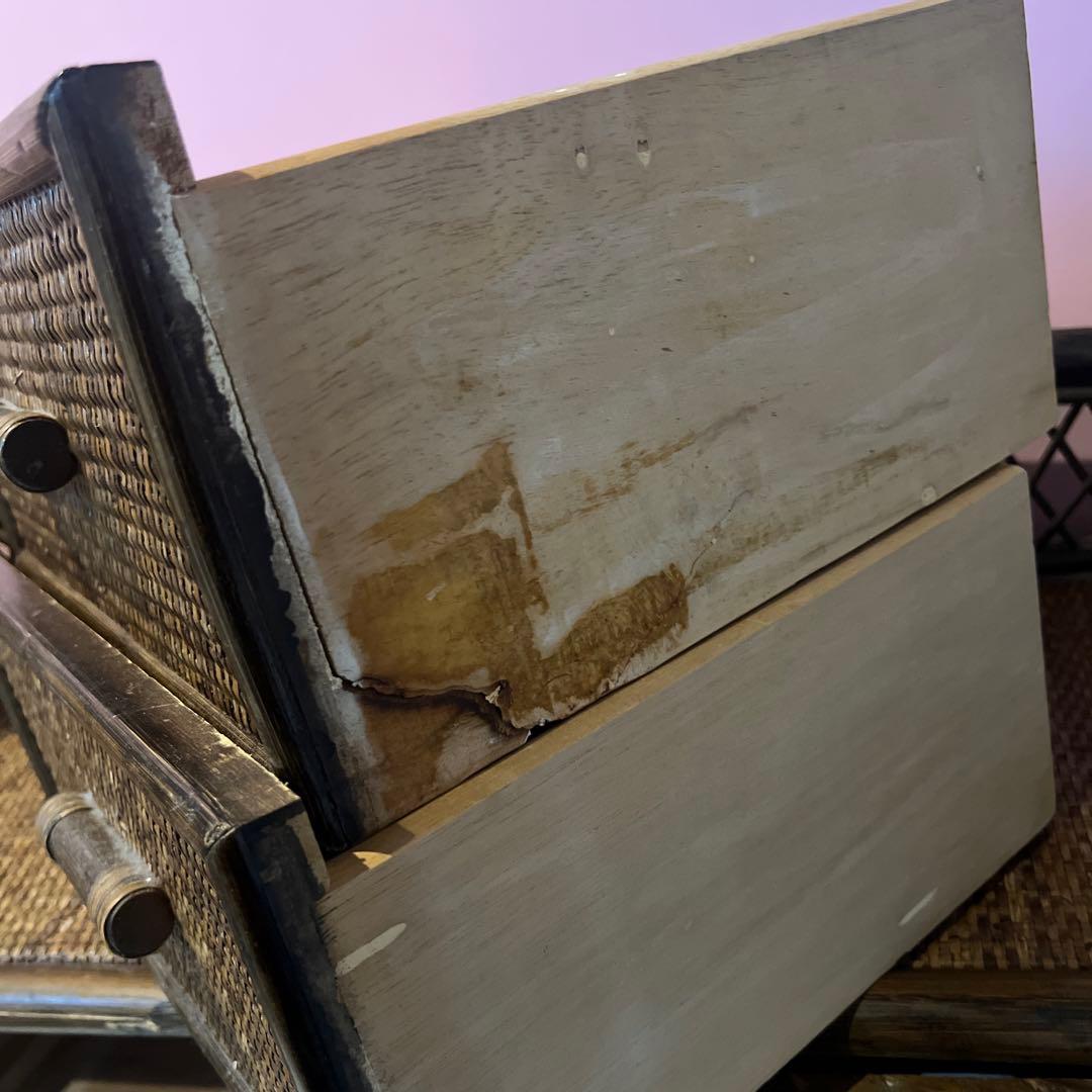 ヴィンテージ　ラタンチェスト　アジアン家具