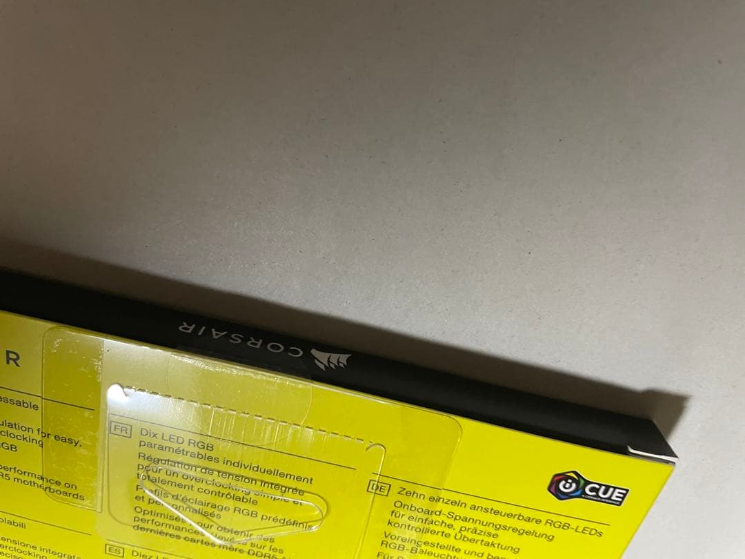 CORSAIR DDR5-6400MHz VENGEANCE 32GB ホワイト