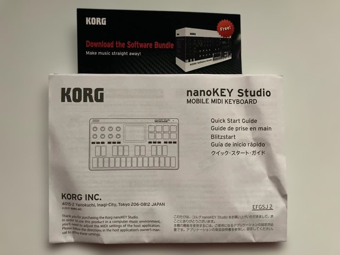 KORG nano KEY Studio 欠品あり
