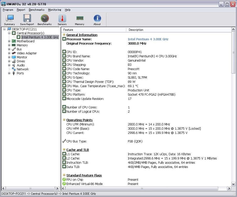 【完動良品】P4P800 SEとPentium 4 CPU、DDRメモリ