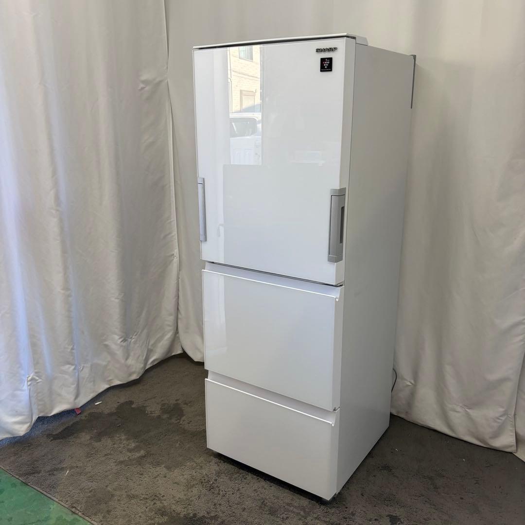 31　SHARP　冷蔵庫　大型　300-400ℓ　両開き　設置無料　綺麗　安い‼️