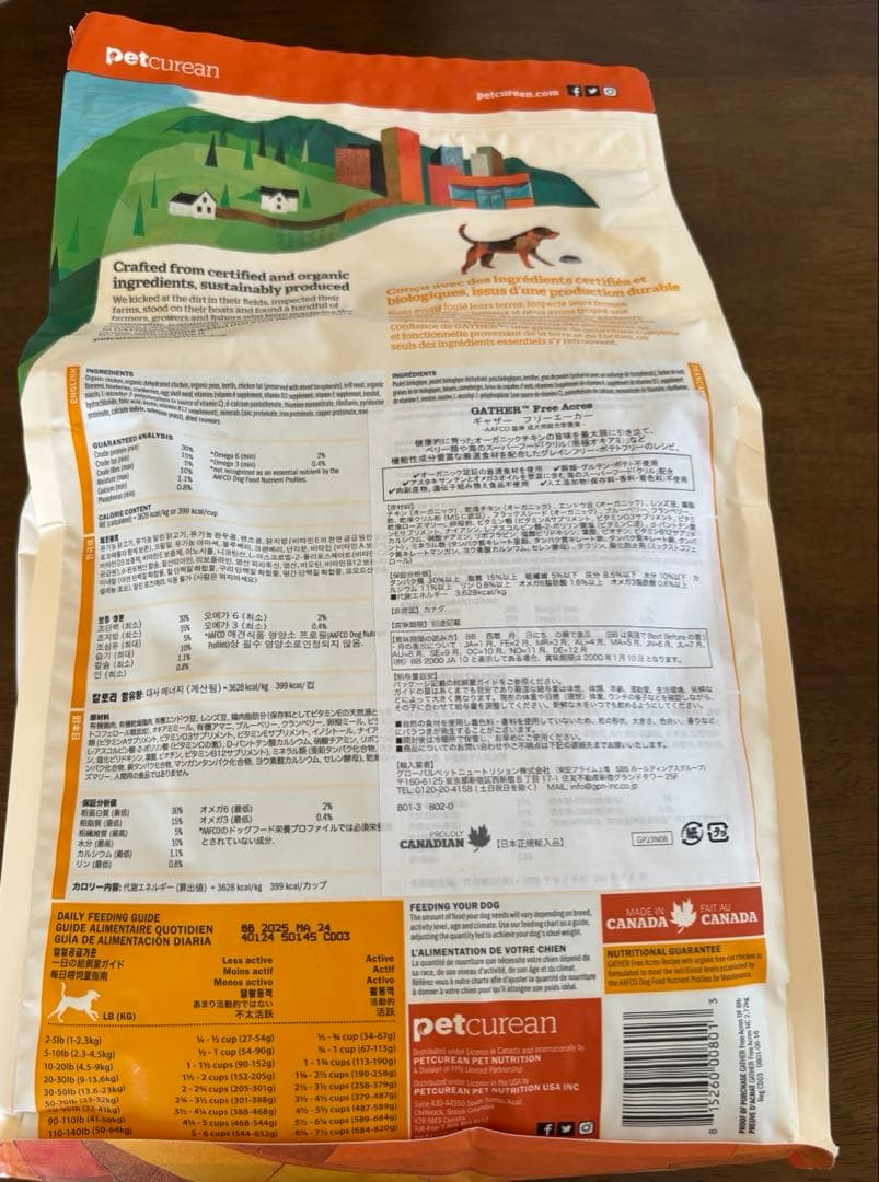 専用品　gather Free Acres ドッグフード 2.72kg