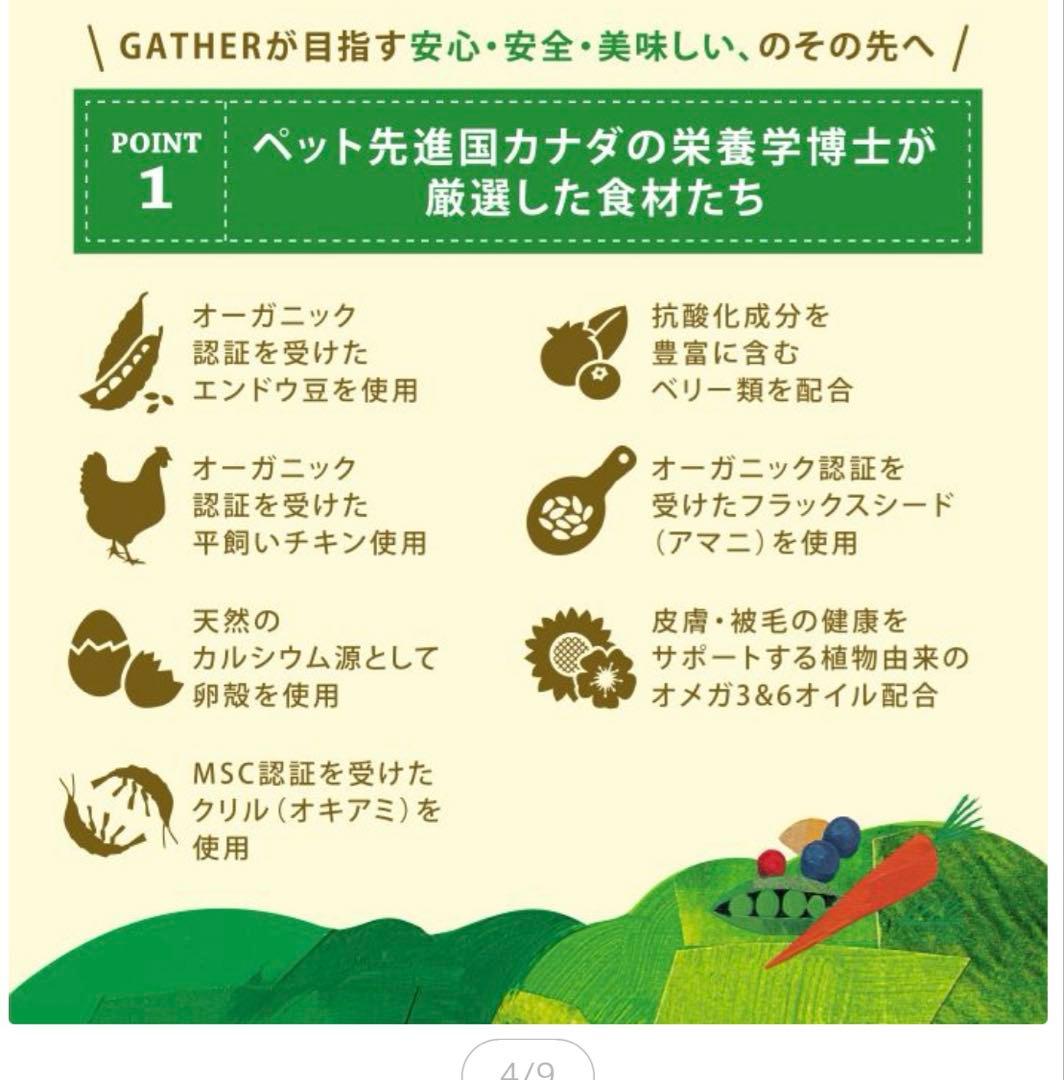 専用品　gather Free Acres ドッグフード 2.72kg