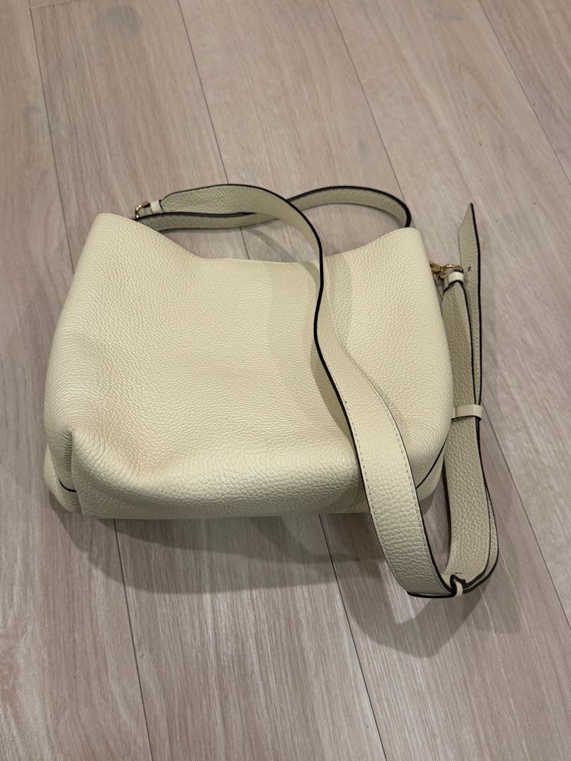 LORISTELLA/ロリステッラ NINA レザートートバッグ ナチュラル