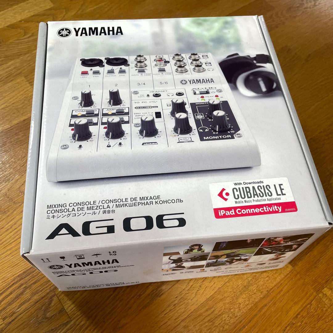 YAMAHA AG06 ミキシングコンソール 配信 ミキサー