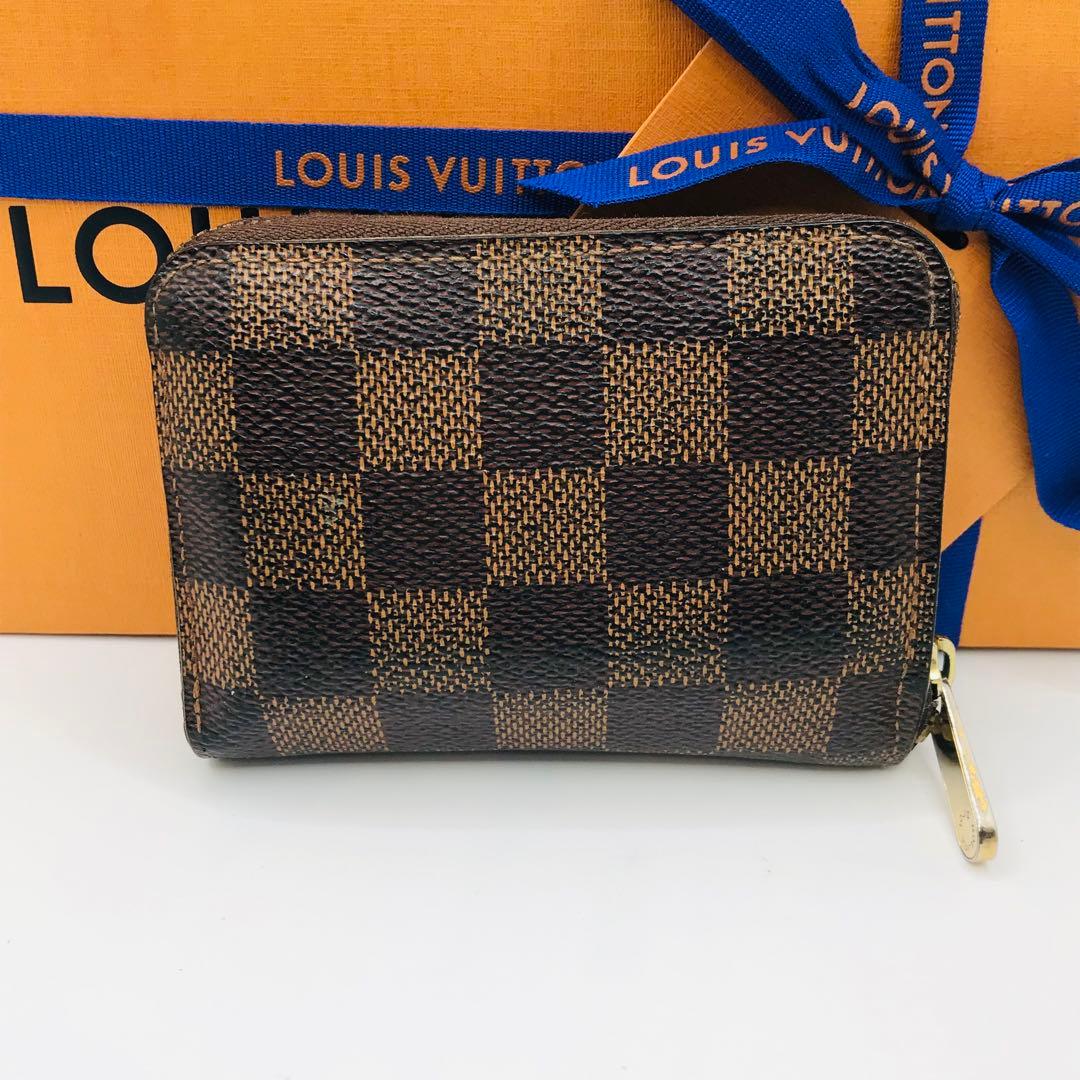 ルイヴィトン✨ダミエ エベヌ ジッピー パース 小銭入れ ケース 茶