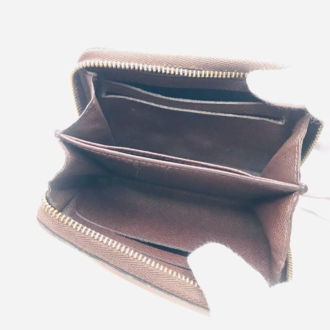 ルイヴィトン✨ダミエ エベヌ ジッピー パース 小銭入れ ケース 茶